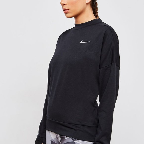 Nike Women's Thermal Element Long Sleeve Dri Fit Top Running Sweat Shirt XL - Picture 3 of 5